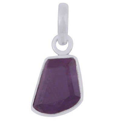 Beautiful Shaped Pendant Amethyst Fancy Shape 925 Sterling Solid Silver Pendant - R301120-69