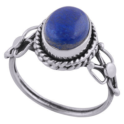 Lapis 925 Sterling Silver Ring - R3400594-101