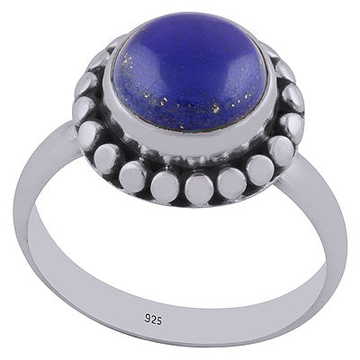 Lapis 925 Sterling Silver Ring - R3400679-56