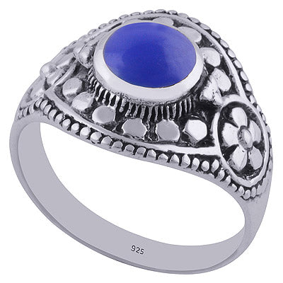 Lapis 925 Sterling Silver Ring - R3401052-47