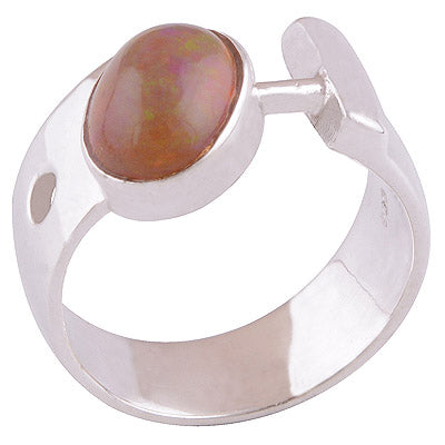 Ethiopian Opal 925 Sterling Silver Ring - R3401258-12