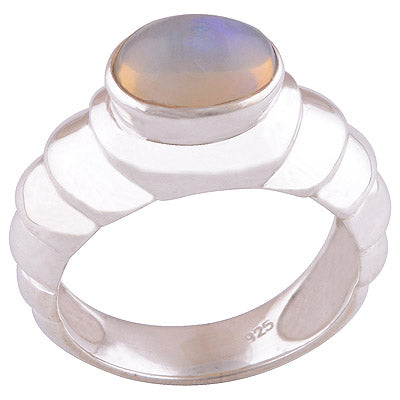Ethiopian Opal 925 Sterling Silver Ring - R3401260-6