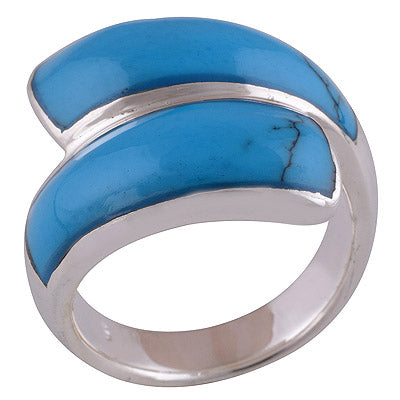 Turquoise 925 Sterling Silver Ring - R3401391-1