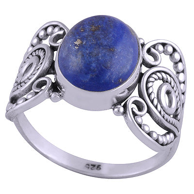 Lapis 925 Sterling Silver Ring - R3401448-18