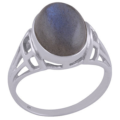 Labradorite 925 Sterling Silver Ring - R3401505-15