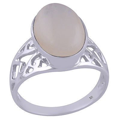 Rainbow Moonstone 925 Sterling Silver Ring - R3401512-6