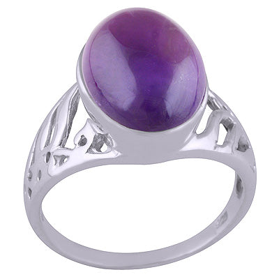 Amethyst 925 Sterling Silver Ring - R3401513-1
