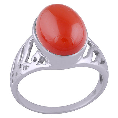 Carnelian 925 Sterling Silver Ring - R3401513-17