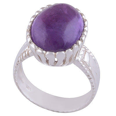 Amethyst 925 Sterling Silver Ring - R3401515-1