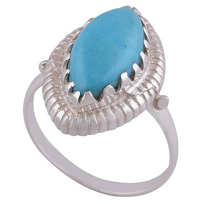 Turquoise 925 Sterling Silver Ring - R3401521-11