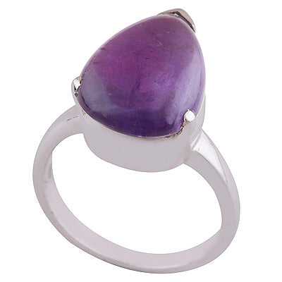 Amethyst 925 Sterling Silver Ring - R3401522-1