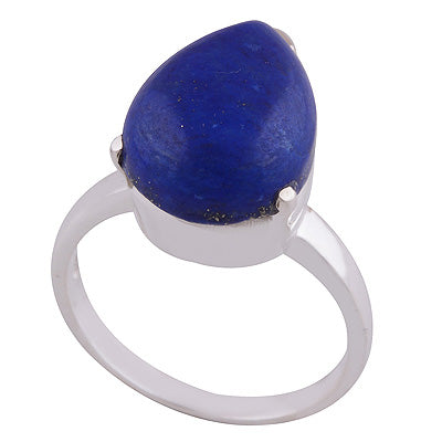Lapis 925 Sterling Silver Ring - R3401522-19