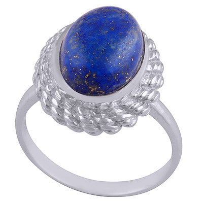 Lapis 925 Sterling Silver Ring - R3401523-20