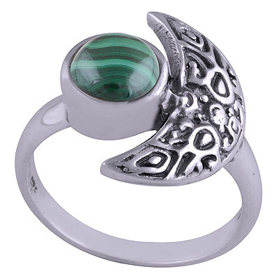 Malachite 925 Sterling Silver Ring - R3401529-67