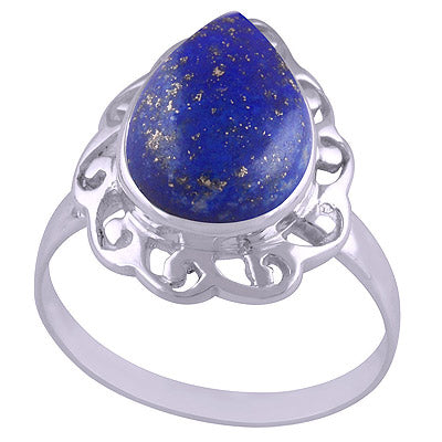 Lapis 925 Sterling Silver Ring - R3401532-19