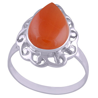 Carnelian 925 Sterling Silver Ring - R3401532-29
