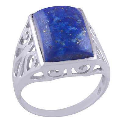 Lapis 925 Sterling Silver Ring - R3401533-21