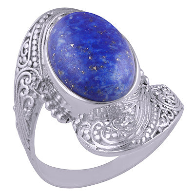 Lapis 925 Sterling Silver Ring - R3401535-15