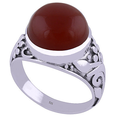 Carnelian 925 Sterling Silver Ring - R3401629-34