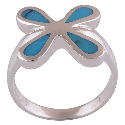 Turquoise 925 Sterling Silver Ring - R3401668-1