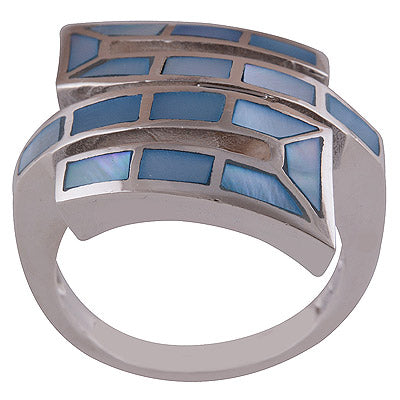 Shell 925 Sterling Silver Ring - R3401683-13