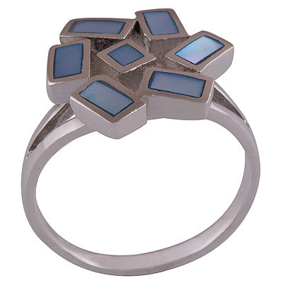 Shell 925 Sterling Silver Ring - R3401685-16