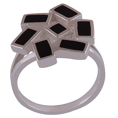 Black Onyx 925 Sterling Silver Ring - R3401685-22