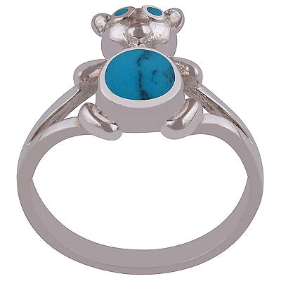 Turquoise 925 Sterling Silver Ring - R3401693-1
