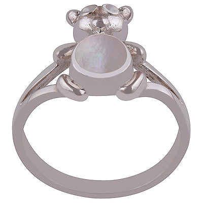 Mother of Pearl 925 Sterling Silver Ring - R3401693-13