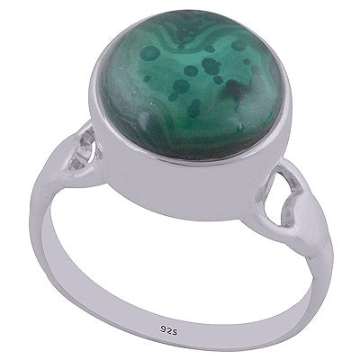 Malachite 925 Sterling Silver Ring - R3401725-29