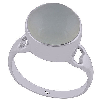 Aqua Chalcedony 925 Sterling Silver Ring - R3401725-50