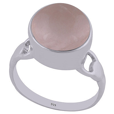 Rose Quartz 925 Sterling Silver Ring - R3401725-61