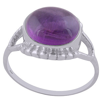 Amethyst 925 Sterling Silver Ring - R3401734-22