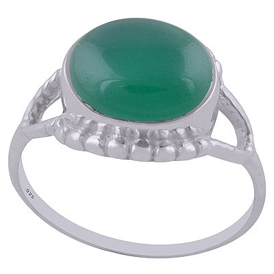 Green Onyx 925 Sterling Silver Ring - R3401734-43