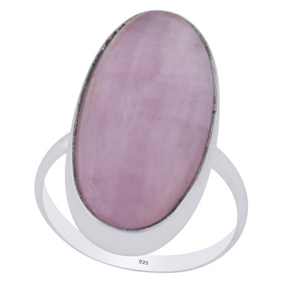 Stunning Statement Kunzite Oval Shape 925 Sterling Solid Silver Ring - R3401772-202