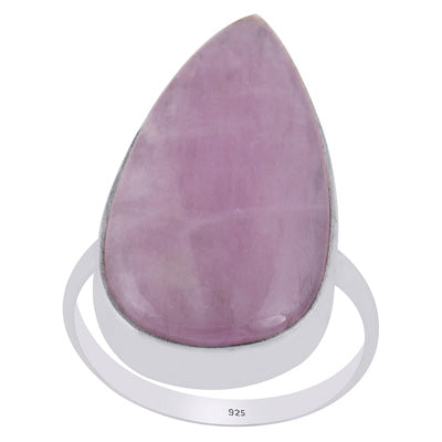 Stunning Statement Kunzite Pear Shape 925 Sterling Solid Silver Ring - R3401772-204
