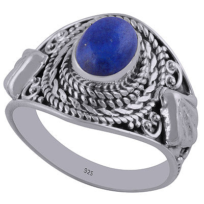 Lapis 925 Sterling Silver Ring - R3401810-32