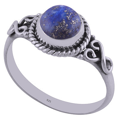 Lapis 925 Sterling Silver Ring - R3401852-31