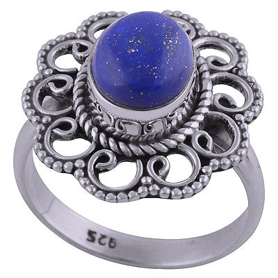 Lapis 925 Sterling Silver Ring - R3401895-29
