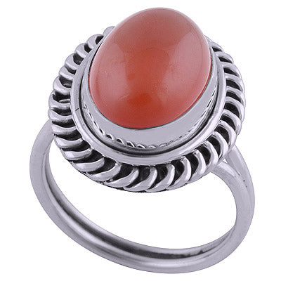 Carnelian 925 Sterling Silver Ring - R3401967-20