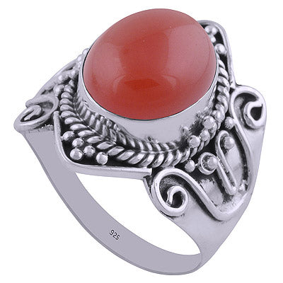Carnelian 925 Sterling Silver Ring - R3401969-24