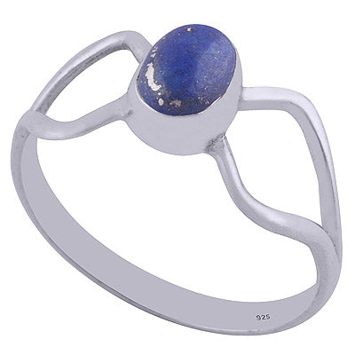 Lapis 925 Sterling Silver Ring - R3401970-38