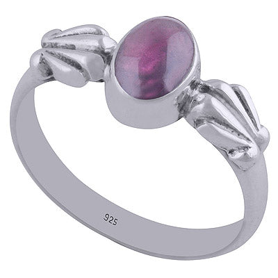 Garnet 925 Sterling Silver Ring - R3401978-7