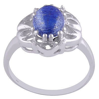 Lapis 925 Sterling Silver Ring - R3401988-13