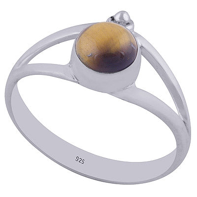Tiger's Eye 925 Sterling Silver Ring - R3401995-36