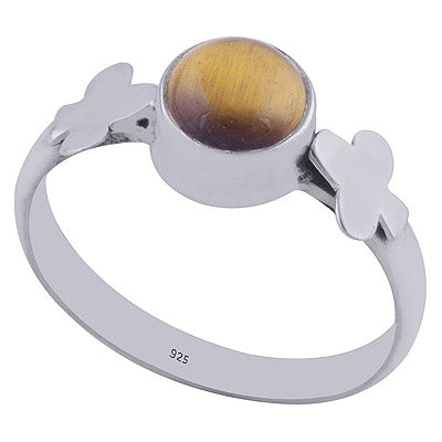 Tiger's Eye 925 Sterling Silver Ring - R3401996-48