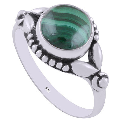 Malachite 925 Sterling Silver Ring - R3402022-67