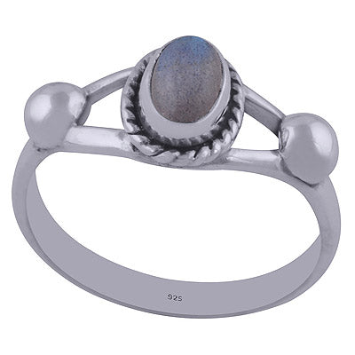 Labradorite 925 Sterling Silver Ring - R3402047-29