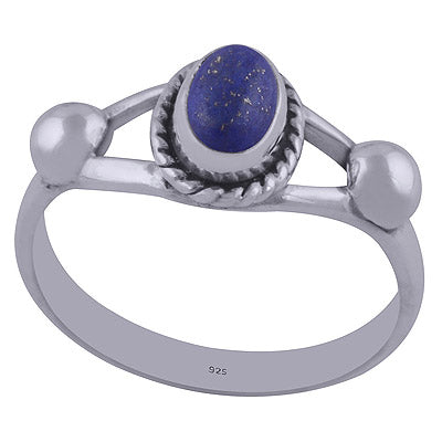 Lapis 925 Sterling Silver Ring - R3402047-36