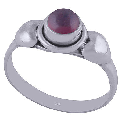Garnet 925 Sterling Silver Ring - R3402053-10